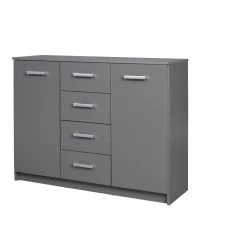 De gros 😍 Commode De Rangement 2 Portes 4 Tiroirs ZIO L119cm 🔔