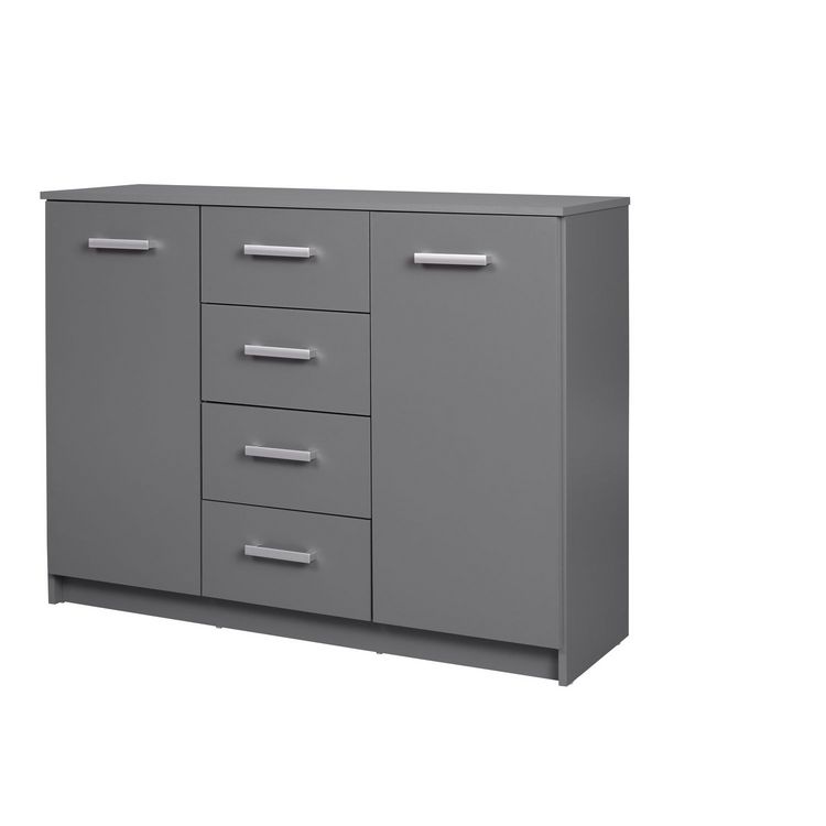 Commode de rangement 2 portes 4 tiroirs ZIO L119cm De gros ???? Commode De Rangement 2 Portes 4 Tiroirs ZIO L119cm ???? -VIDAXL Shop unnamed file 2082