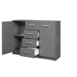 De gros 😍 Commode De Rangement 2 Portes 4 Tiroirs ZIO L119cm 🔔 7 De gros 😍 Commode De Rangement 2 Portes 4 Tiroirs ZIO L119cm 🔔 -VIDAXL Shop unnamed file 2084