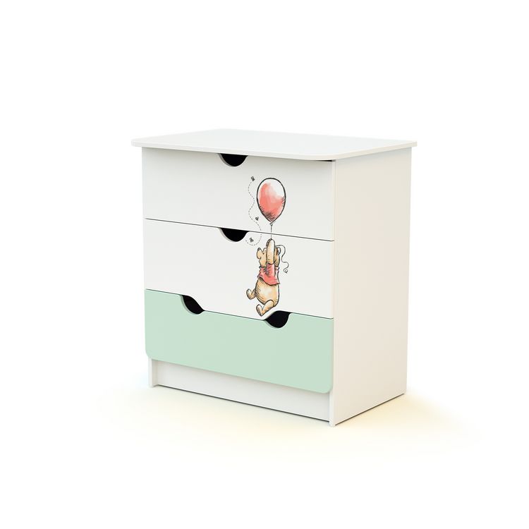 AT4 Commode à langer 3 tiroirs WINNIE BALLON DISNEY Vert d'eau Meilleur prix ✔️ AT4 Commode à Langer 3 Tiroirs WINNIE BALLON DISNEY Vert D'eau ???? -VIDAXL Shop unnamed file 2092