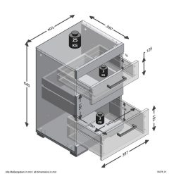 Tout neuf ⭐ Table De Chevet 3 Tiroirs L40 Cm PARK ???? 4 Tout neuf ⭐ Table De Chevet 3 Tiroirs L40 Cm PARK ???? -VIDAXL Shop unnamed file 2132