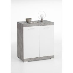 Le moins cher ???? Commode De Rangement 2 Portes L80 Cm PARK ????