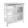 Budget 💯 Desserte De Cuisine Inox 87cm Blanc 🛒 -VIDAXL Shop unnamed file 215