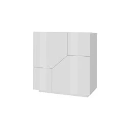 Bon marché 🥰 Buffet Haut Moderne 2 Portes 2 Tiroirs L100cm SORRENTE 🧨