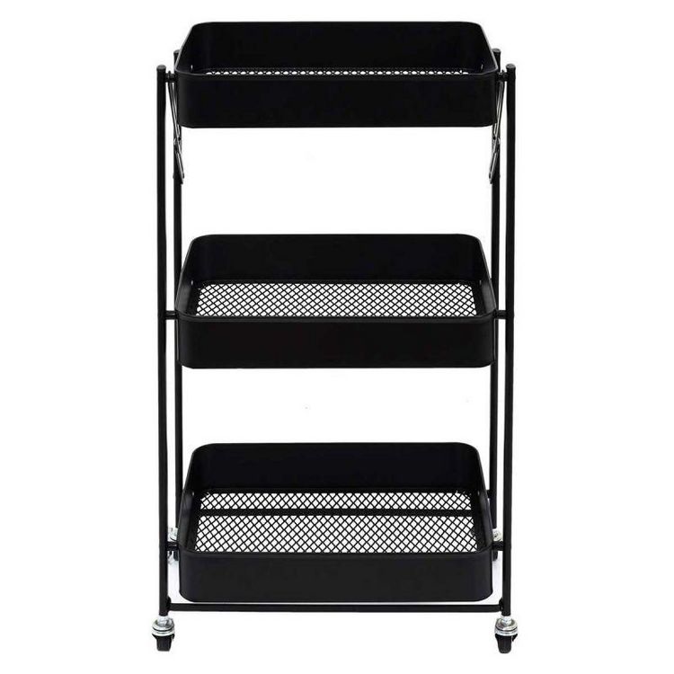 Top 10 ❤️ Paris Prix Desserte De Cuisine Design Pliante 77cm Noir ???? 4 Top 10 ❤️ Paris Prix Desserte De Cuisine Design Pliante 77cm Noir ???? – Image 2