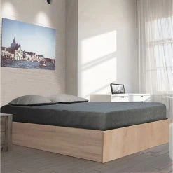 Coupon 🔔 Lit Coffre Avec Sommier Relevable 160x200 Cm MADRID 😀 -VIDAXL Shop unnamed file 2194