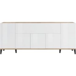 Promo ???? Buffet Moderne 5 Portes 1 Abbatant L200cm BARI ???? 5 Promo ???? Buffet Moderne 5 Portes 1 Abbatant L200cm BARI ???? -VIDAXL Shop unnamed file 2202
