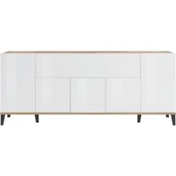 Promo 🧨 Buffet Moderne 5 Portes 1 Abbatant L200cm BARI 👏 11 Promo 🧨 Buffet Moderne 5 Portes 1 Abbatant L200cm BARI 👏 -VIDAXL Shop unnamed file 2202