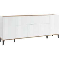 Promo ???? Buffet Moderne 5 Portes 1 Abbatant L200cm BARI ???? 6 Promo ???? Buffet Moderne 5 Portes 1 Abbatant L200cm BARI ???? -VIDAXL Shop unnamed file 2203