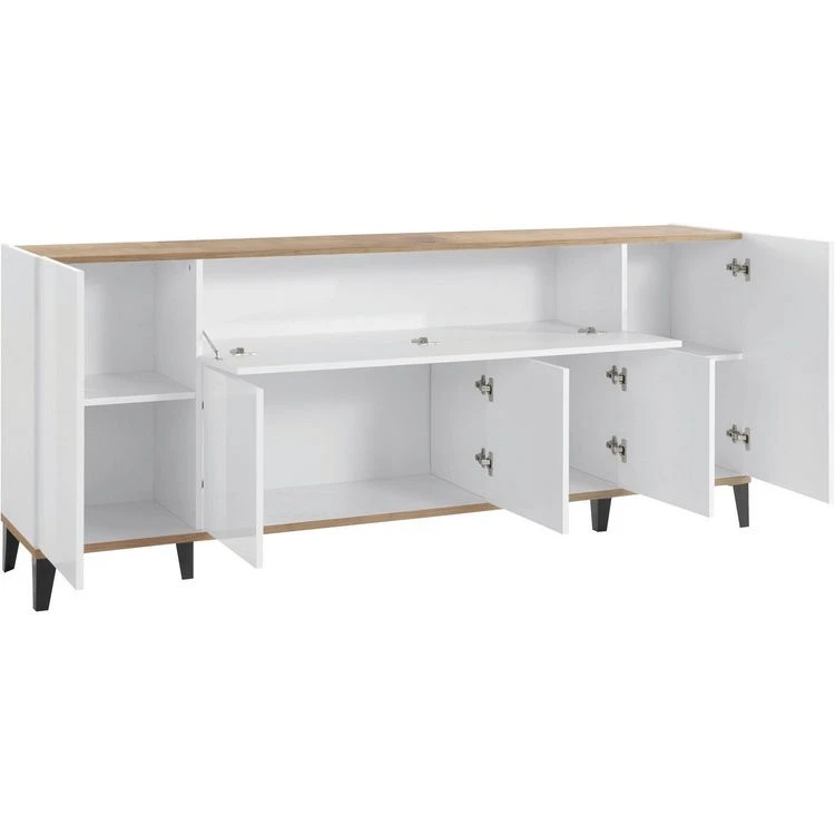Promo 🧨 Buffet Moderne 5 Portes 1 Abbatant L200cm BARI 👏 8 Promo 🧨 Buffet Moderne 5 Portes 1 Abbatant L200cm BARI 👏 – Image 6