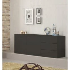 Offres 👍 Buffet Moderne 2 Portes 3 Tiroirs L170cm FLORENCE ⭐ -VIDAXL Shop unnamed file 2214