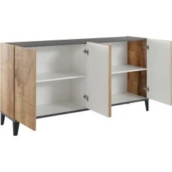 Budget 🎁 Buffet Moderne 4 Portes L160cm BARI ❤️ -VIDAXL Shop unnamed file 2221