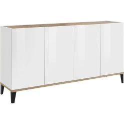 Budget 🎁 Buffet Moderne 4 Portes L160cm BARI ❤️ -VIDAXL Shop unnamed file 2223