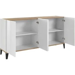Budget 🎁 Buffet Moderne 4 Portes L160cm BARI ❤️ -VIDAXL Shop unnamed file 2224