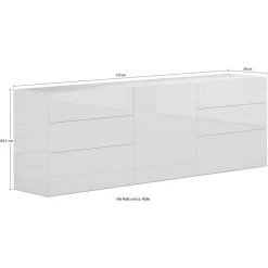 Grosses soldes ❤️ Buffet Moderne 1 Porte 6 Tiroirs L170cm FLORENCE ⭐ -VIDAXL Shop unnamed file 2240