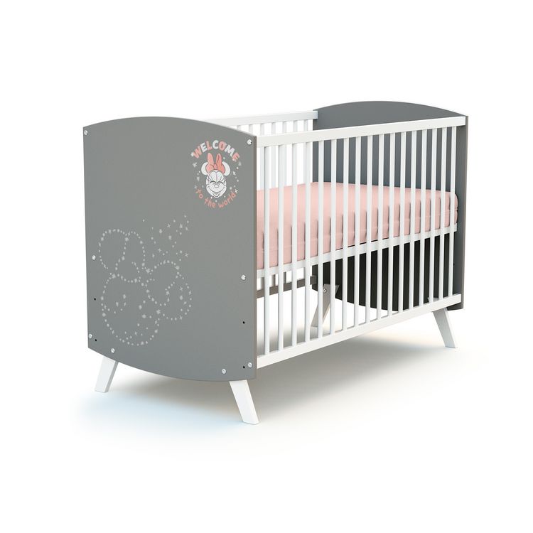 AT4 Lit bébé 60x120 cm MINNIE Gris Nouveau ???? AT4 Lit Bébé 60x120 Cm MINNIE Gris ???? -VIDAXL Shop unnamed file 2271