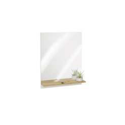 Bon marché ???? Miroir Mural Avec Tablette Bois L54cm BELEM ????