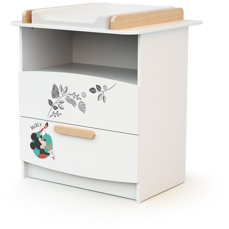 AT4 Commode à langer 2 tiroirs MICKEY DISNEY Blanc et Hêtre Meilleur prix ???? AT4 Commode à Langer 2 Tiroirs MICKEY DISNEY Blanc Et Hêtre ???? -VIDAXL Shop unnamed file 2294