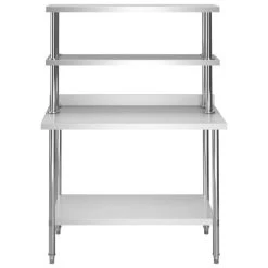 Tout neuf ✨ VIDAXL Table De Travail De Cuisine Avec Etagere 120x60x150 Cm Inox 🧨 7 Tout neuf ✨ VIDAXL Table De Travail De Cuisine Avec Etagere 120x60x150 Cm Inox 🧨 -VIDAXL Shop unnamed file 23