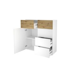 De gros ???? Commode De Rangement 1 Porte 5 Tiroirs L110 Cm BELEM ???? -VIDAXL Shop unnamed file 2305