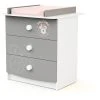 Sortie 🤩 AT4 Commode à Langer 3 Tiroirs MINNIE DISNEY Gris 🤩 -VIDAXL Shop unnamed file 2308