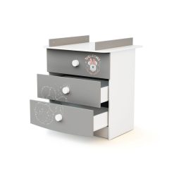 Sortie ???? AT4 Commode à Langer 3 Tiroirs MINNIE DISNEY Gris ???? 3 Sortie ???? AT4 Commode à Langer 3 Tiroirs MINNIE DISNEY Gris ???? -VIDAXL Shop unnamed file 2310