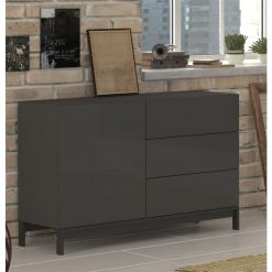 Remise ???? Buffet Moderne Sur Pieds 1 Porte 3 Tiroirs L110cm FLORENCE ???? -VIDAXL Shop unnamed file 2315