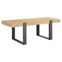 Sortie 😍 Table De Séjour Fixe Style Industriel L224cm TRAVEL 🥰 -VIDAXL Shop unnamed file 2323