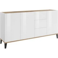 Meilleure affaire 🧨 Buffet Moderne 3 Portes 3 Tiroirs L160cm BARI 🛒 -VIDAXL Shop unnamed file 2341