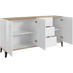 Meilleure affaire 🧨 Buffet Moderne 3 Portes 3 Tiroirs L160cm BARI 🛒 -VIDAXL Shop unnamed file 2342