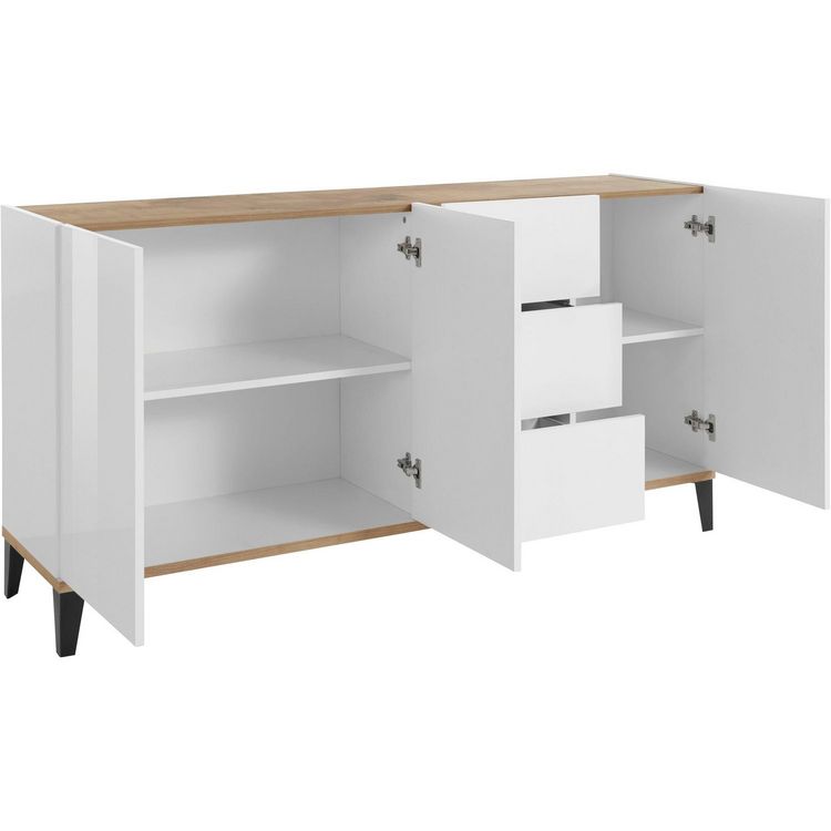 Buffet moderne 3 portes 3 tiroirs L160cm BARI Meilleure affaire ???? Buffet Moderne 3 Portes 3 Tiroirs L160cm BARI ???? -VIDAXL Shop unnamed file 2342
