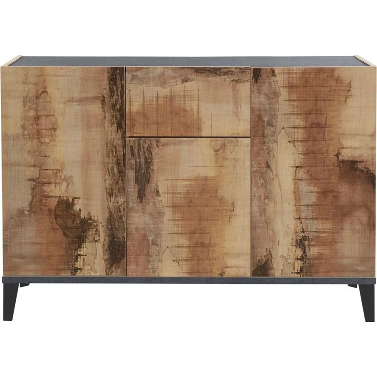 Remise ❤️ Buffet Moderne 3 Portes 1 Tiroir L120cm BARI 🎁 3 Remise ❤️ Buffet Moderne 3 Portes 1 Tiroir L120cm BARI 🎁