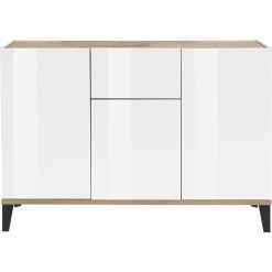 Remise ❤️ Buffet Moderne 3 Portes 1 Tiroir L120cm BARI ???? -VIDAXL Shop unnamed file 2349