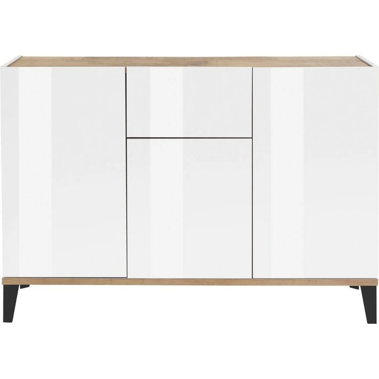 Remise ❤️ Buffet Moderne 3 Portes 1 Tiroir L120cm BARI 🎁 6 Remise ❤️ Buffet Moderne 3 Portes 1 Tiroir L120cm BARI 🎁 – Image 4