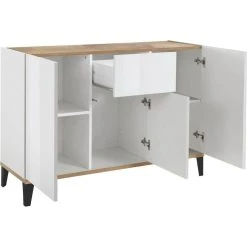 Remise ❤️ Buffet Moderne 3 Portes 1 Tiroir L120cm BARI 🎁 13 Remise ❤️ Buffet Moderne 3 Portes 1 Tiroir L120cm BARI 🎁 -VIDAXL Shop unnamed file 2351