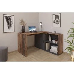 Meilleure affaire 😀 Bureau Modulable Droit Ou D'angle Avec Rangement DANA 😍 -VIDAXL Shop unnamed file 2368