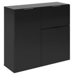 Offres ???? Commode De Rangement 2 Portes 1 Tiroir L90 Cm DARIK ????