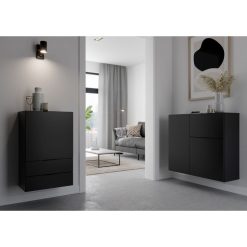 Offres ???? Commode De Rangement 2 Portes 1 Tiroir L90 Cm DARIK ???? -VIDAXL Shop unnamed file 2377