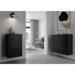 Offres 🌟 Commode De Rangement 2 Portes 1 Tiroir L90 Cm DARIK 😍 -VIDAXL Shop unnamed file 2377