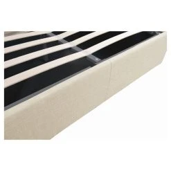 Acheter ✔️ Lit Coffre Avec Sommier Relevable Et Tête De Lit Arrondie En Tissu 160x200 Cm CARVOEIRO 🎉 -VIDAXL Shop unnamed file 2386