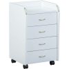 Coupon ???? Caisson Rangement Pour Bureau 4 Tiroirs L40cm JOVI ????