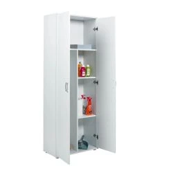 Remise 🤩 Armoire De Rangement Multifonctions 2 Portes L70cm VISCONTI 🔥