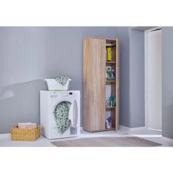 Remise 🤩 Armoire De Rangement Multifonctions 2 Portes L70cm VISCONTI 🔥 -VIDAXL Shop unnamed file 2399