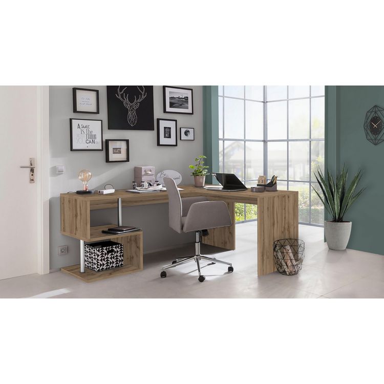 Bureau d'angle droit moderne avec étagères 180 cm SANTA Meilleure vente ???? Bureau D'angle Droit Moderne Avec étagères 180 Cm SANTA ???? -VIDAXL Shop unnamed file 2406