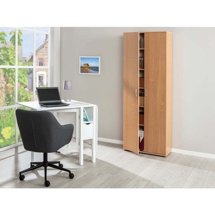 Les meilleures critiques de ???? Armoire De Rangement Multifonctions 2 Portes L70cm VISCONTI ???? 3 Les meilleures critiques de ???? Armoire De Rangement Multifonctions 2 Portes L70cm VISCONTI ???? – Image 2
