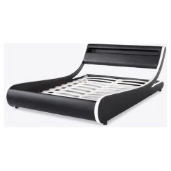 Promo ⭐ Lit Avec Sommier Et Tête De Lit LED En PU 140x190 Cm NEON 😀 -VIDAXL Shop unnamed file 2438