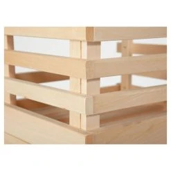 Nouveau ❤️ Lot De 3 Caisses De Rangement Empilables En Bois Massif L37cm MARAICHER 🛒 -VIDAXL Shop unnamed file 2445