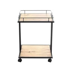 Le moins cher 🔥 Paris Prix Desserte De Cuisine Ronde Ascola 60cm Noir & Chêne 😍 -VIDAXL Shop unnamed file 245