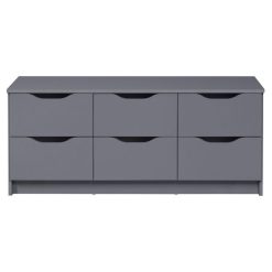 Nouveau ???? Commode Meuble De Rangement 6 Tiroirs FALONE ????