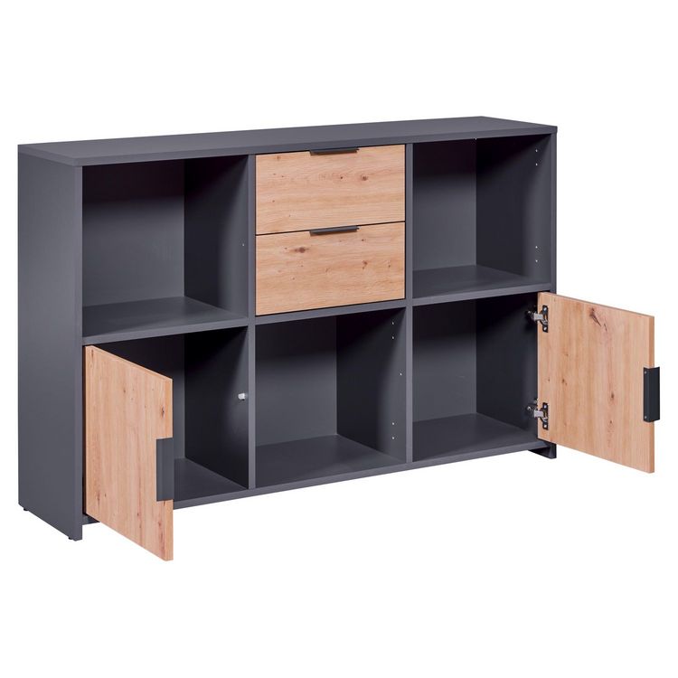 Commode de rangement 2 portes 2 tiroirs 3 niches TEO Sortie ???? Commode De Rangement 2 Portes 2 Tiroirs 3 Niches TEO ???? -VIDAXL Shop unnamed file 2501